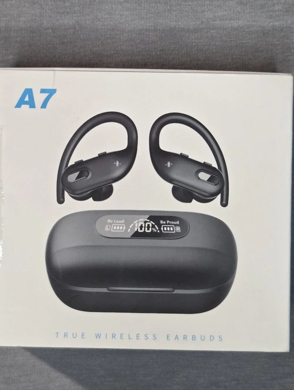 A7 True Wireless Sport Earbuds in Black